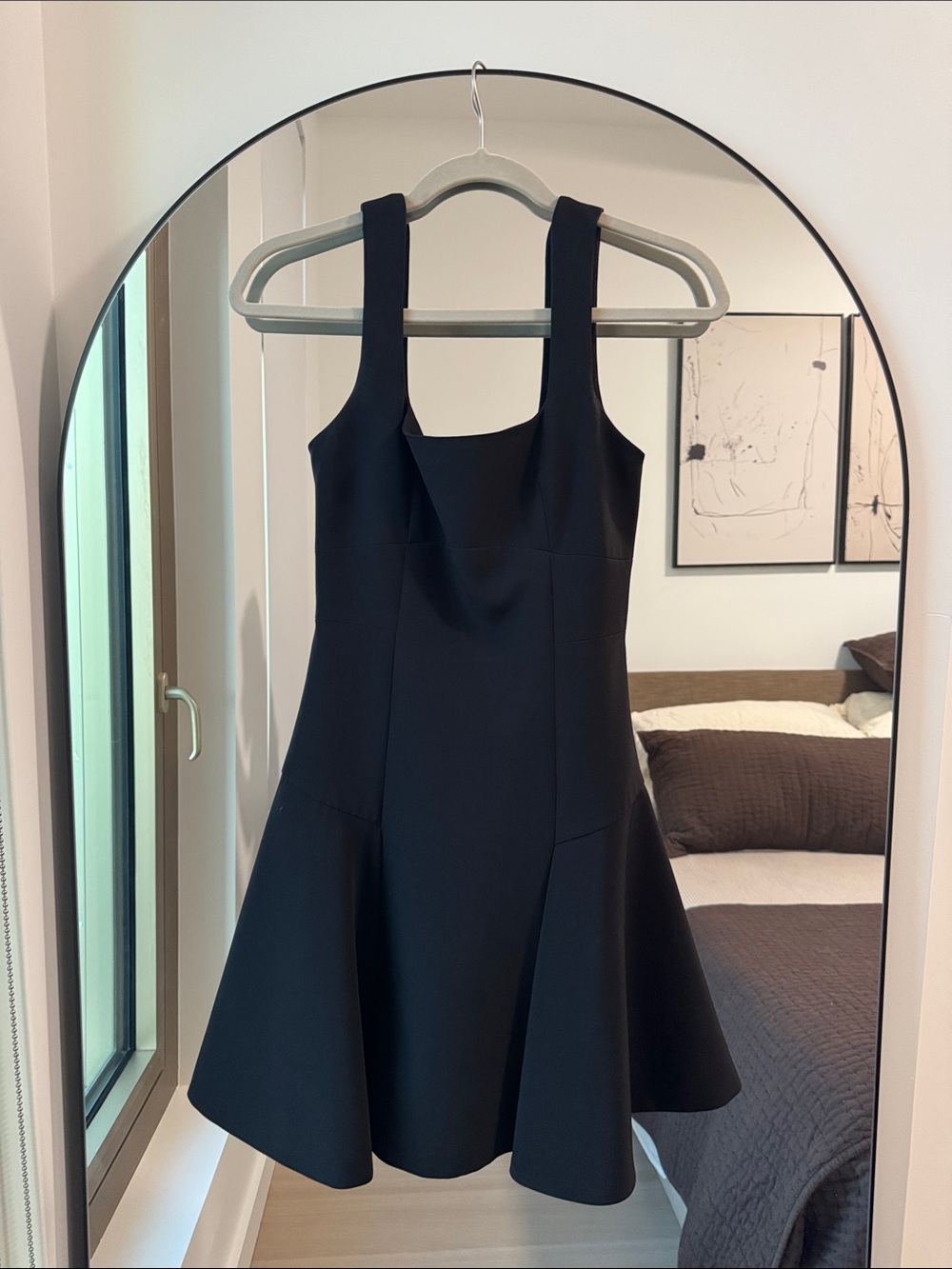 Elliatt Black Fit-and-Flare Tank Mini Dress